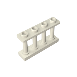 GDS-789 - Fence Spindled 1 x 4 x 2 [4 Top Studs]