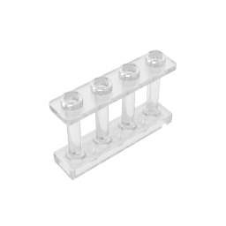 GDS-789 - Fence Spindled 1 x 4 x 2 [4 Top Studs]
