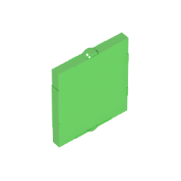 GDS-791 - Glass for Window 1 x 2 x 2 Flat