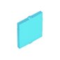 GDS-791 - Glass for Window 1 x 2 x 2 Flat