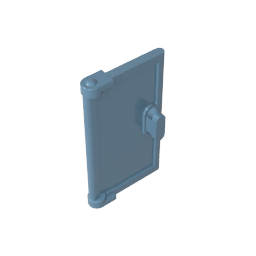 GDS-793 - Door 1 x 2 x 3 with Vertical Handle, New Mold for Tabless Frames