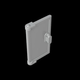 GDS-793 - Door 1 x 2 x 3 with Vertical Handle, New Mold for Tabless Frames