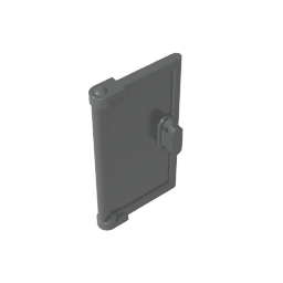 GDS-793 - Door 1 x 2 x 3 with Vertical Handle, New Mold for Tabless Frames