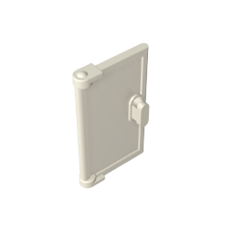 GDS-793 - Door 1 x 2 x 3 with Vertical Handle, New Mold for Tabless Frames