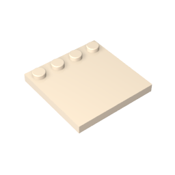 GDS-794 - Plates Special 4 x 4 with Studs on One Edge [Plain]
