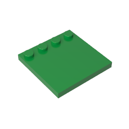 GDS-794 - Plates Special 4 x 4 with Studs on One Edge [Plain]