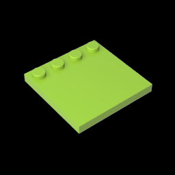 GDS-794 - Plates Special 4 x 4 with Studs on One Edge [Plain]