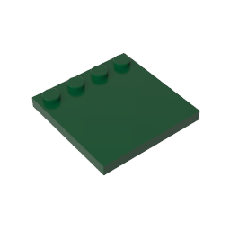 GDS-794 - Plates Special 4 x 4 with Studs on One Edge [Plain]