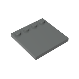 GDS-794 - Plates Special 4 x 4 with Studs on One Edge [Plain]