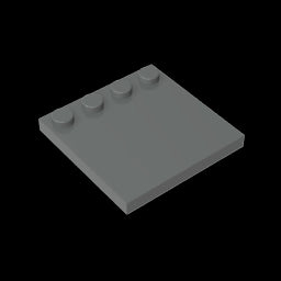 GDS-794 - Plates Special 4 x 4 with Studs on One Edge [Plain]