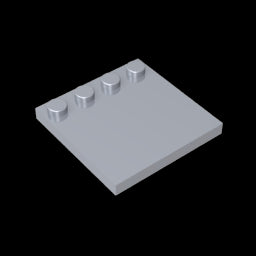 GDS-794 - Plates Special 4 x 4 with Studs on One Edge [Plain]