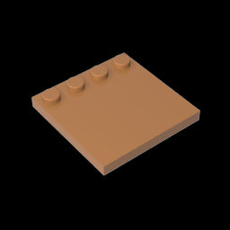 GDS-794 - Plates Special 4 x 4 with Studs on One Edge [Plain]