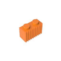 GDS-797 - Brick Special 1 x 2 with Grill