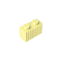 GDS-797 - Brick Special 1 x 2 with Grill