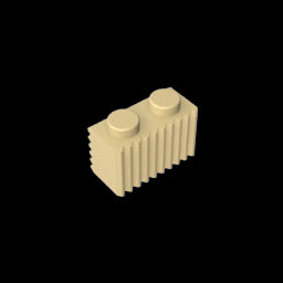 GDS-797 - Brick Special 1 x 2 with Grill