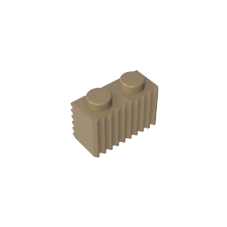 GDS-797 - Brick Special 1 x 2 with Grill
