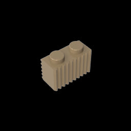 GDS-797 - Brick Special 1 x 2 with Grill
