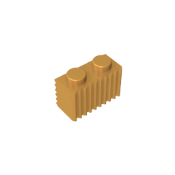 GDS-797 - Brick Special 1 x 2 with Grill