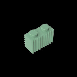 GDS-797 - Brick Special 1 x 2 with Grill