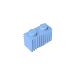 GDS-797 - Brick Special 1 x 2 with Grill