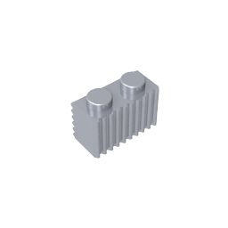 GDS-797 - Brick Special 1 x 2 with Grill