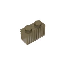 GDS-797 - Brick Special 1 x 2 with Grill