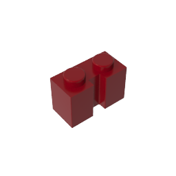 GDS-798 - Brick Special 1 x 2 with Groove