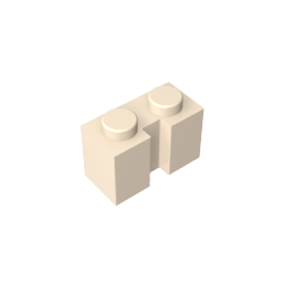 GDS-798 - Brick Special 1 x 2 with Groove