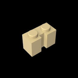 GDS-798 - Brick Special 1 x 2 with Groove