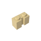 GDS-798 - Brick Special 1 x 2 with Groove