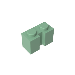 GDS-798 - Brick Special 1 x 2 with Groove