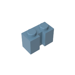 GDS-798 - Brick Special 1 x 2 with Groove