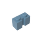 GDS-798 - Brick Special 1 x 2 with Groove