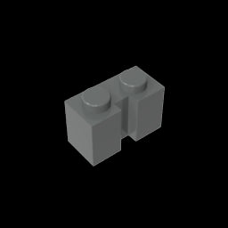 GDS-798 - Brick Special 1 x 2 with Groove