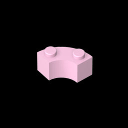 GDS-799 - Brick Round Corner 2 x 2 Macaroni with Stud Notch and Reinforced Underside [New Style]