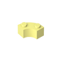 GDS-799 - Brick Round Corner 2 x 2 Macaroni with Stud Notch and Reinforced Underside [New Style]