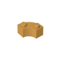 GDS-799 - Brick Round Corner 2 x 2 Macaroni with Stud Notch and Reinforced Underside [New Style]