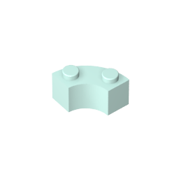 GDS-799 - Brick Round Corner 2 x 2 Macaroni with Stud Notch and Reinforced Underside [New Style]