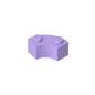 GDS-799 - Brick Round Corner 2 x 2 Macaroni with Stud Notch and Reinforced Underside [New Style]