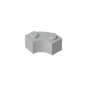 GDS-799 - Brick Round Corner 2 x 2 Macaroni with Stud Notch and Reinforced Underside [New Style]