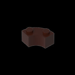 GDS-799 - Brick Round Corner 2 x 2 Macaroni with Stud Notch and Reinforced Underside [New Style]