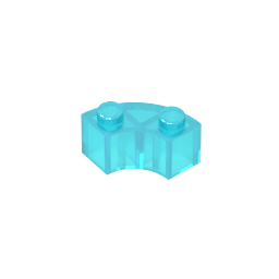 GDS-799 - Brick Round Corner 2 x 2 Macaroni with Stud Notch and Reinforced Underside [New Style]
