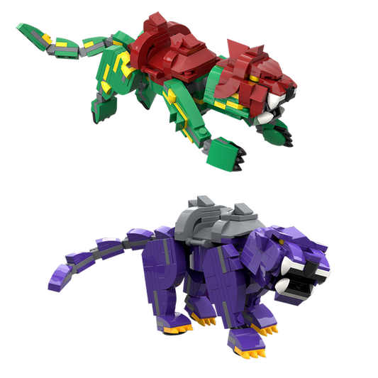 MOC-18002 Masters of The Universe (He-Man) Battle Cat & Panthor