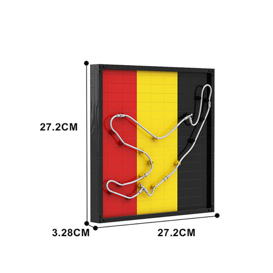 MOC-92879 Spa Francorchamps Track map