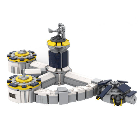 MOC-130781 Jamestown base Season 2 - For all mankind (nanofigure scale)