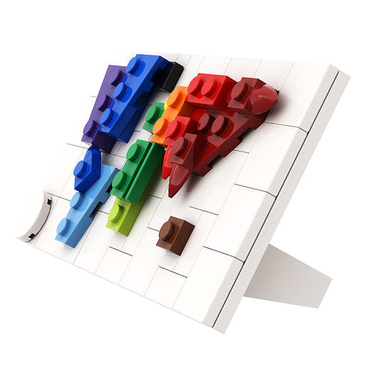MOC A0958 A miniature map of the world