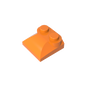 GDS-800 - Brick Curved 2 x 2 x 2/3 Two Studs and Curved Slope End