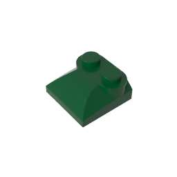 GDS-800 - Brick Curved 2 x 2 x 2/3 Two Studs and Curved Slope End