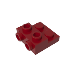 GDS-801 - Plate Special 2 x 2 x 0.667 with Two Studs On Side and Two Raised