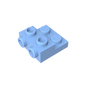 GDS-801 - Plate Special 2 x 2 x 0.667 with Two Studs On Side and Two Raised